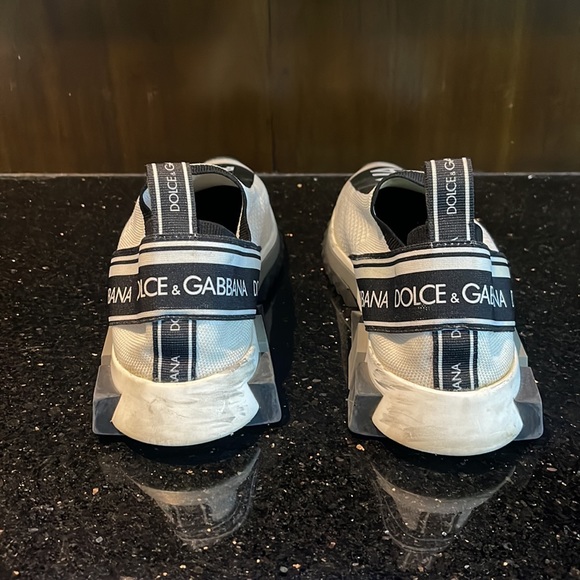 Authentic dolce gabbana sneakers size 41.5 europe 10 womens 8 mens like new - Picture 4 of 6